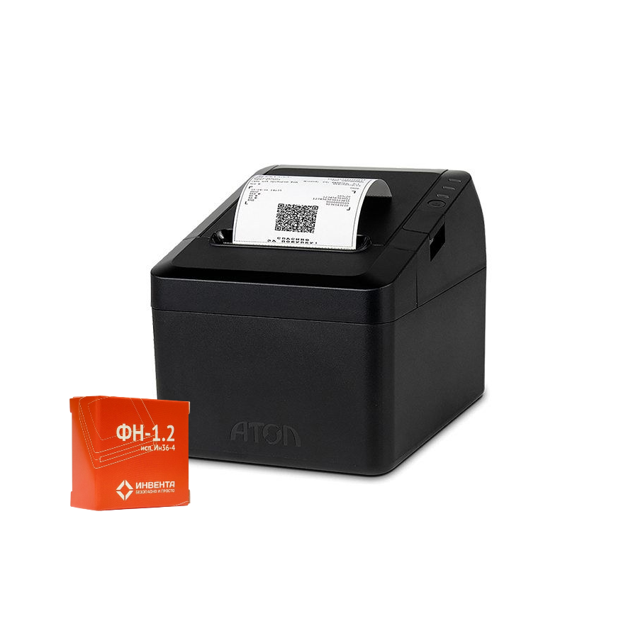 ККТ АТОЛ 27Ф. Черный. с ФН 1.2 36 мес. USB. RS-232. Ethernet. 5.0