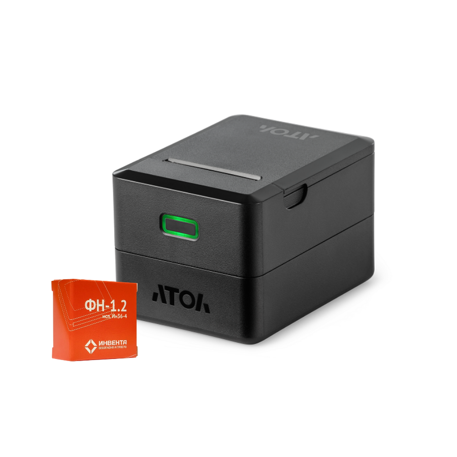 ККТ АТОЛ 35Ф. Черный. с ФН 1.2 36 мес. USB. 5.0